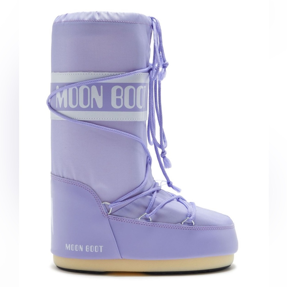 Purple Lilac Moon Boot Icon Nylon